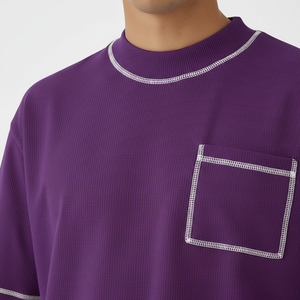 Conjunto de Camiseta y Pantalones Cortos Casuales de Verano para Hombre, Estampados, Transpirables, de Poliéster y Algodón, de 2 Piezas, de Manga Corta, Estilo Fin de Semana - Product Image 2