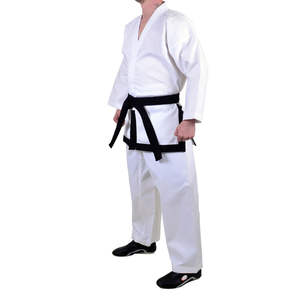 Uniforme de Karate para Hombre Hecho en Fábrica, Estilo Moderno, Ajuste Cómodo, Uniforme de Taekwondo en Venta - Product Image 2