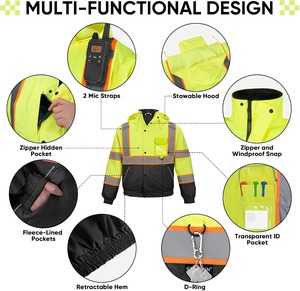 Premium Winter Safety <b>Jacket</b> Durable Reflective Work <b>Jacket</b> High Quality Supplier - Product Image 3