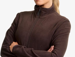 Chaqueta de Forro Polar para Mujer, Abrigo Cálido de Invierno, Chaqueta Térmica Ligera con Cierre Completo, Informal para Exteriores, Fabricante - Product Image 3