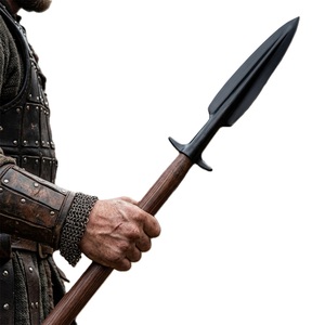 Punta de Lanza Medieval Hecha a Mano de Polifoam para Entrenamiento, Juguete Deportivo, Accesorio de Disfraz de Caballero para Niños, Juego de Halloween, Navidad y Pascua - Product Image 1