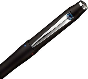 Stylo multifonction GANRAKU Mitsubishi Jetstream Prime 3&1, stylo gel exécutif japonais haut de gamme, encre dorée/bleue 0,5 mm - Product Image 3
