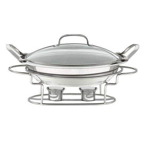 Juego de Ollas para Hotpot de Acero Inoxidable, Color Plateado, Antiadherente, Aislado, Calentador de Alimentos, Estilo Clásico, Duradero, Alta Calidad - Product Image 5