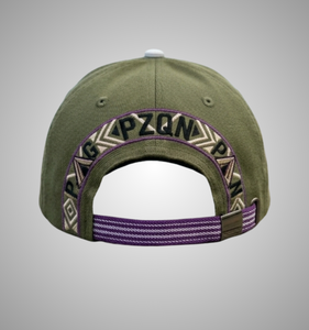 OEM Wholesale Summer Sport Baseball Cap Color Blocking White Olive Blue Fitted 6-Panel Hat Unisex Casual Spring Summer - Product Image 3
