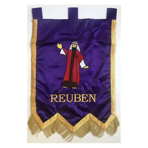 Masonic Royal Arch Veil <b>Banners</b> Complete Set Embroidery Top Quality 2026 Brand New Customized Embroidered Regalia Mason <b>Banners</b> - Product Image 4