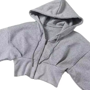 Léger Respirant Hommes Crop Top Hoodies Sur Mesure À La Mode Gym Porter Casual Design Élégant - Product Image 1