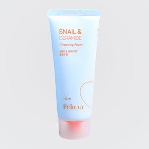โฟมล้างหน้าเกาหลี K-Beauty Pelrisya Snail Cleansing Foam ผลิตในเกาหลี ผลิตภัณฑ์ทำความสะอาดผิวหน้า 100 มล. สเนล มิวซิน บำรุงผิว - Product Image 1
