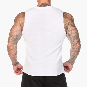 Camiseta sin mangas deportiva de color personalizado para hombre, camiseta sin mangas personalizada para deportes de entrenamiento de gimnasio de alta calidad para hombre - Product Image 6