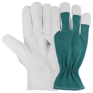 Top-Ranked Sheep Grain Leather Driving <b>Gloves</b> Breathable Heavy Duty Construction for Gardening <b>Driver</b> Work Abrasion Resistant - Product Image 3