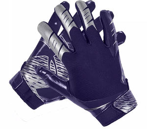 Gants de football américain de haute qualité, design solide, options d'impression de votre propre logo, équipement personnalisé, vêtements de sport - Product Image 1