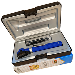 Otoscope à fibre optique haute performance bleu réutilisable léger, kit d'instruments professionnels certifié CE ISO13485 pour l'oreille - Product Image 5
