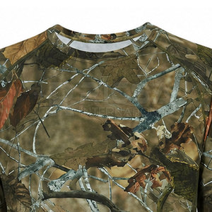 Camisas de Caza Duraderas de Manga Larga para Hombre RICSA, Tela Elástica de Poliéster/Algodón, Transpirable, de Secado Rápido, Ecológica y Ligera - Product Image 6