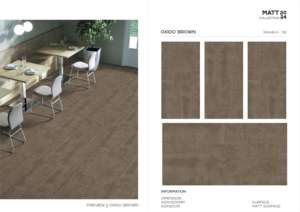 Carrelage en porcelaine mat platine 600x1200, grand format, surface premium, pour murs et sols, design moderne intérieur et extérieur, collection - Product Image 5