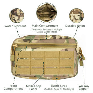 Bolsa Táctica de Nylon MOLLE para Organización, Resistente al Agua, para Camping, Senderismo y Almacenamiento de Herramientas - Product Image 3