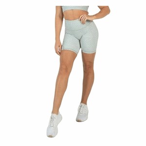 Shorts en molleton 100% coton taille haute pour femmes, couleur unie, pour la gym, la course, le fitness, les exercices, avec poches, OEM ODM - Product Image 1