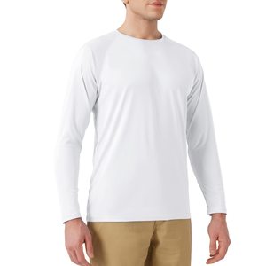 Chemise de pêche à manches longues pour homme, protection UV UPF 50, polyester, pour la randonnée, la course à pied, la natation, logo personnalisé - Product Image 1