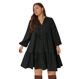 Vestido Midi Estampado para Mujer, Vestido Casual de Verano con Corte en A, Venta al por Mayor - Product Image 1