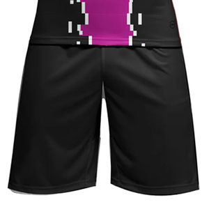 Maillot de football personnalisé pour homme, noir et violet rayé, sublimé, anti-humidité, ajusté, manches courtes, toutes saisons, vêtements de sport - Product Image 5