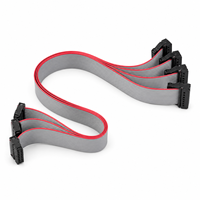 Connecteur à broches de 2,54 mm, câble plat IDC femelle, faisceau de câbles à ruban plat FC