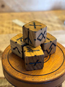 <b>Wood</b> Game Dice Cube Handmade Timber Gaming <b>Block</b> Educational Counting Dice Math Activity Montessori Learning Material - Product Image 5