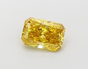 Diamante Amarillo Intenso de Corte Radiante, 1.14 Quilates, Claridad VS1, Pulido EX, CVD, Cultivado en Laboratorio, Gema Suelta, Certificado IGI, Joyería - Product Image 1