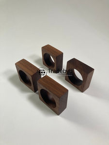 Elegante Anillo de Servilleta de Madera Clásico para Boda, Hecho a Mano, Duradero, Ecológico, Accesorios Decorativos Premium de Tradebyd - Product Image 6