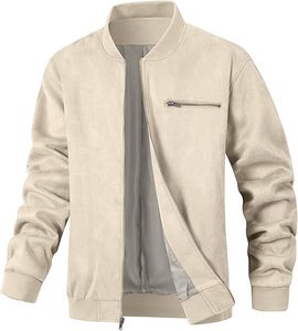 Unisex Casual <b>Spring</b> Satin Bomber Jacket 100% Cotton Waterproof Breathable Windproof Quick Dry Thin Front Athletic Varsity <b>Sale</b> - Product Image 1
