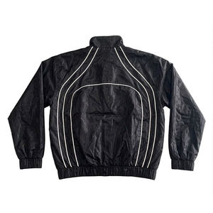 Custom Mens Cotton Solid Knitted <b>Hooded</b> Windbreaker Shorts Set Lightweight <b>Zip</b> Jacket Two Piece Sportswear Travel Outfit Unisex - Product Image 4