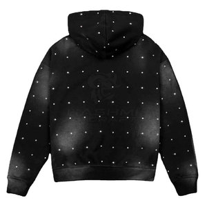 Sudadera ligera básica de algodón mezclado con pedrería, la combinación perfecta de comodidad y moda para uso casual. - Product Image 4