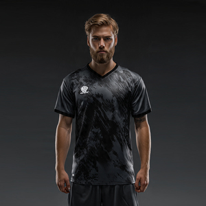 High Quality Football Playing Shirts Men Short Sleeve Sports Sublimation Jersey Tops 100% Polyester Sublimation Football Jersey - Product Image 2