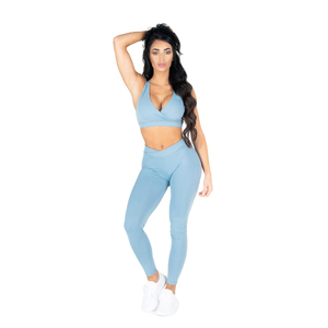Customized Seamless Sports <b>Bra</b> High Waist Leggings Workout Gym Fitness Running Yoga Sets 2 Piece Set Women Yoga Set - Product Image 1