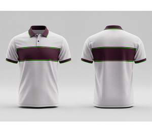 Durable Polyester Sublimation Polo Shirt for Training Wear Durable Stitching for Men Women Youth Quick-Dry Dry-Fit Active Polo - Product Image 2
