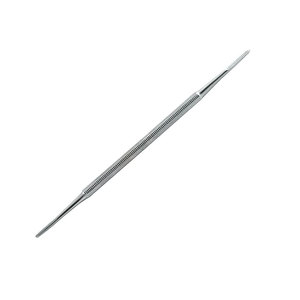 Lime à ongles professionnelle en acier inoxydable double extrémité et outil de dégrossissage 63-64, lot de 2 pièces pour une prise ferme, podologie, esthétique - Product Image 2