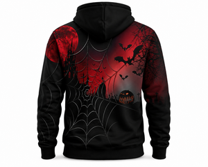 Sudadera con Capucha Unisex para Halloween |   Sudadera con Capucha Personalizada con Estampado de Calavera de Calabaza Gótica |   Felpa de Algodón Premium - Product Image 5