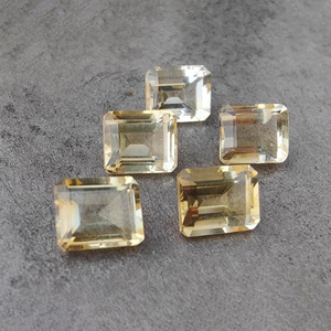 Natural <b>Citrine</b> Faceted Cut Rectangle Shape Calibrated Loose Wholesale Gemstone - Product Image 5