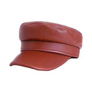 Gorra Deportiva de Cuero Genuino Más Vendida, para Hombre y Mujer, Color Marrón, Ajustable, Otoño Invierno, Gorras de Cuero Real, Color y Logotipo Personalizables - Product Image 2