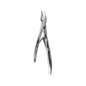 Coupe-cuticules et coupe-ongles de qualité supérieure en acier inoxydable avec pointe de lame de 16 mm et double ressort pour la manucure - Product Image 1