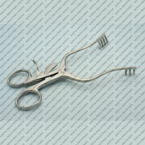 Rétracteur auto-serrant Weitlaner de qualité OR 6.5 avec rétracteur chirurgical à pointes émoussées 3×4, instrument orthopédique et chirurgical général - Product Image 5