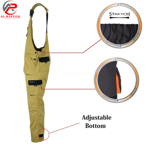 Combinaison de travail respirante multi-poches, salopette de garage, salopette à bretelles, pantalon de travail pour mécaniciens - Product Image 3