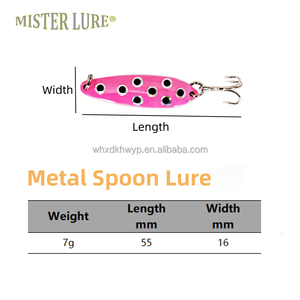<span class=keywords><strong>MISTER</strong></span> LURE รับผลิตตามสั่ง OEM ODM เหยื่อปลอมแข็ง 7 กรัม 55 มม. ราคาขายส่ง เหยื่อปลอมแบบหมุนในแนวตั้ง เหยื่อปลอมโลหะ ใบพัดรูปใบหลิว - Product Image 3