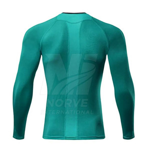 Breathable Moisture Wicking Gym Training Athletic <b>Compression</b> Wear Active Fit Long Sleeves <b>Compression</b> <b>Shirt</b> - Product Image 5