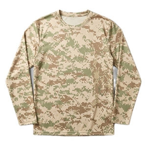 Camiseta de camuflaje táctica de verano unisex personalizada al por mayor OEM para entrenamiento al aire libre, camisetas de camuflaje de manga larga para hombre. - Product Image 2