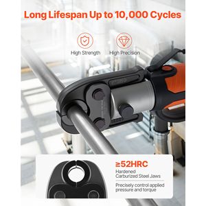 MegaPress Saldatrici a Pressione in Acciaio al Carbonio, 3 Pezzi di Ganasce di Pressione da 1/2\", 3/4\", 1\" per MegaPress, Compatibili con Utensili a Pressione Standard - Product Image 3