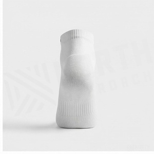 NORTH APPROACH Ankle Socks <b>White</b> Cotton Breathable Casual Daily Wear Summer Thin Knitted Solid Pattern Adults - Product Image 2