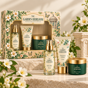 Set de Regalo de Cuidado de la Piel OEM/ODM de 3 Piezas: Bruma Corporal, Loción Perfumada y Crema Corporal, Fragancia y Diseño de Empaque Personalizables - Product Image 3