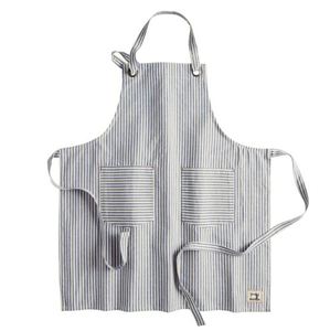 Delantal de cocina moderno de color sólido con bolsillo frontal, delantal de chef para uniforme de personal de restaurante a precio mayorista por fabricante - Product Image 1