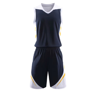 Conjunto de Uniforme de Baloncesto para Hombre y Jóvenes, 100% Poliéster, Jersey y Pantalones Cortos Deportivos Personalizados para Equipo - Product Image 1