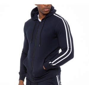 Mens Printed Casual Tracksuit Set Full <b>Zip</b> <b>Hooded</b> Jacket Jogging Tops Bottoms Sweatshirt with Pockets Lightweight FORTLEO IND - Product Image 5