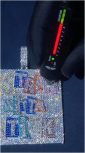 Collar de Moissanita con Letra Personalizada, Colgante de Nombre con Incrustaciones de Diamantes, Plata 925, Chapado en Oro de 18K, Colgante de Moissanita Personalizado para Fiesta - Product Image 2