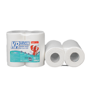 Servilletas de Fiesta Premium Krclean de 15x15cm, Blancas, de Pulpa de Madera Virgen, No Tejidas, en Rollo, 1 Capa, Exportación a Granel, Fábrica de Vietnam - Product Image 1